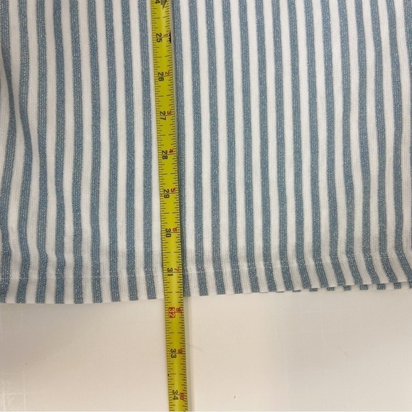 Princess Polly Arley Mini Dress Striped Shimmer Size 10 - Picture 11 of 11